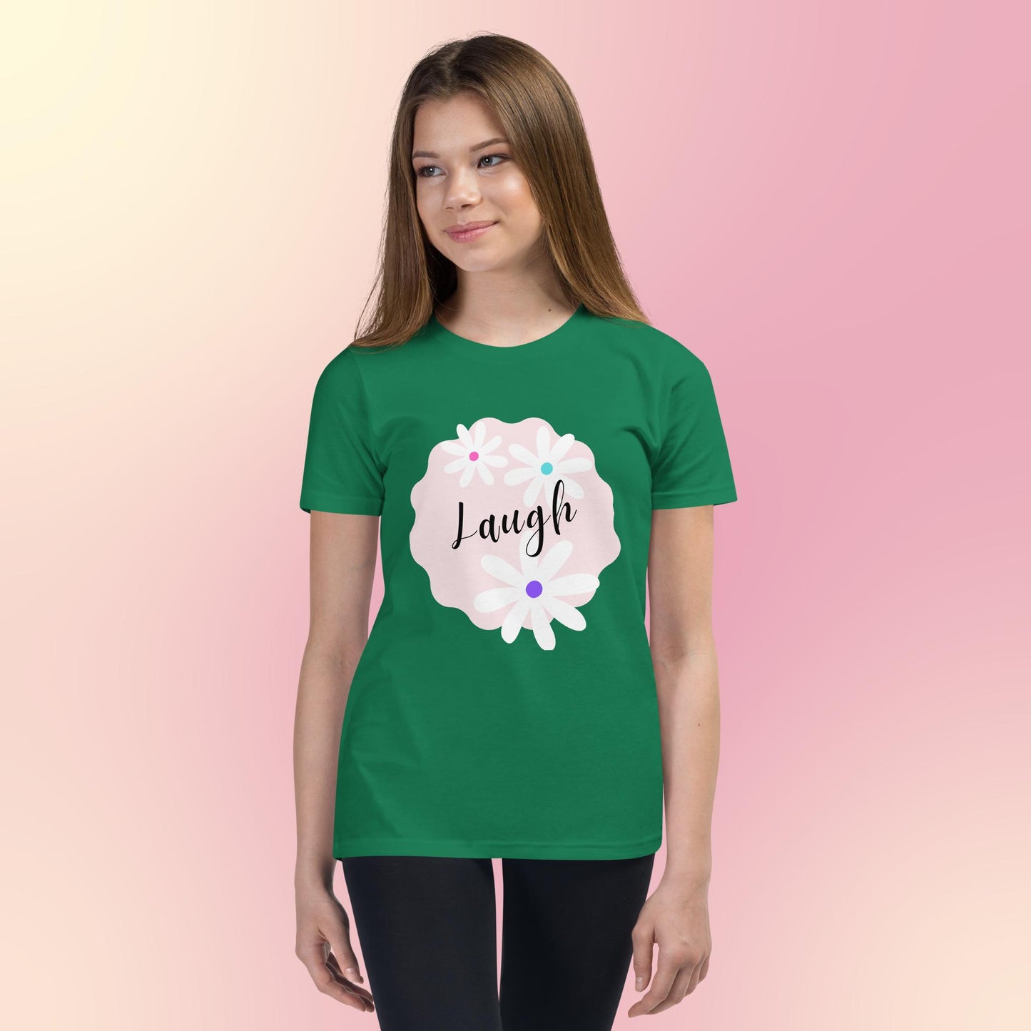 Laugh Daisy Youth Short Sleeve T-Shirt