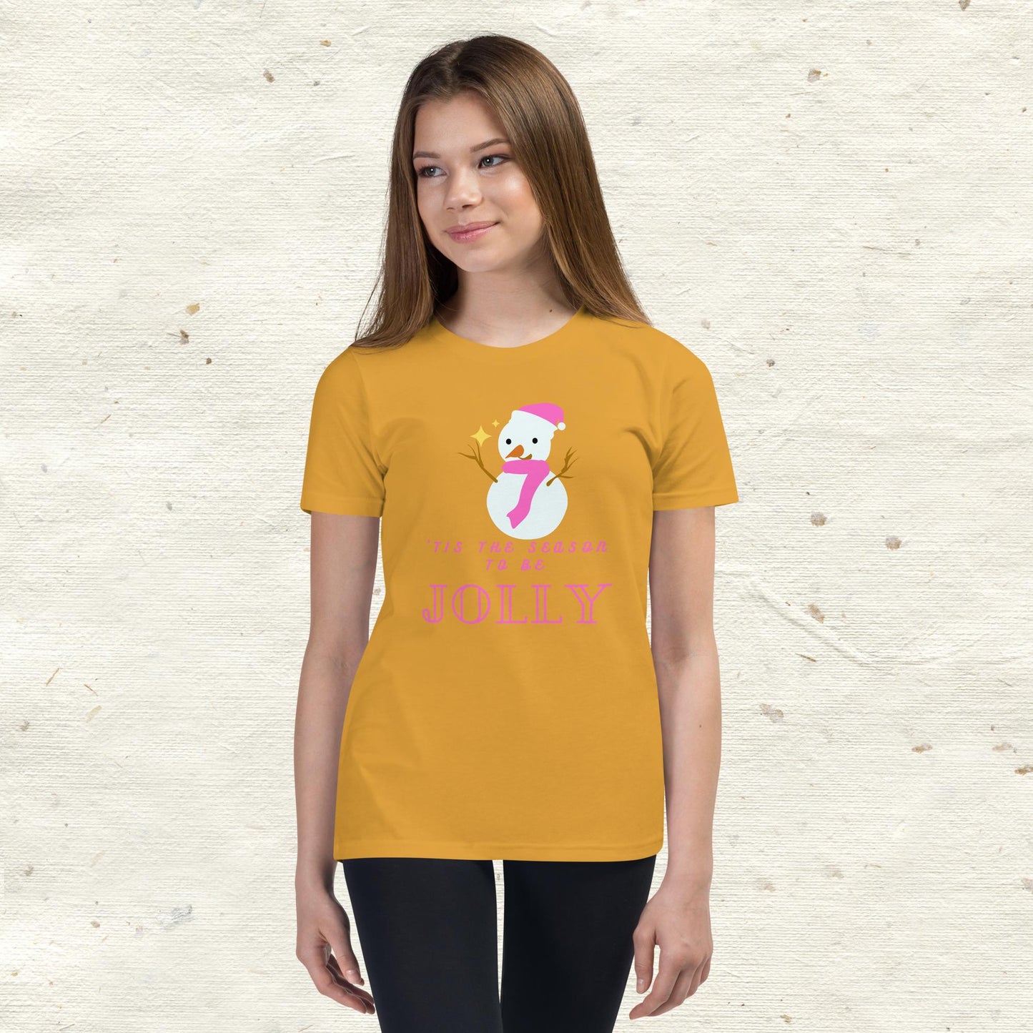 ‘Tis The Season To Be Jolly Youth Short Sleeve T-Shirt