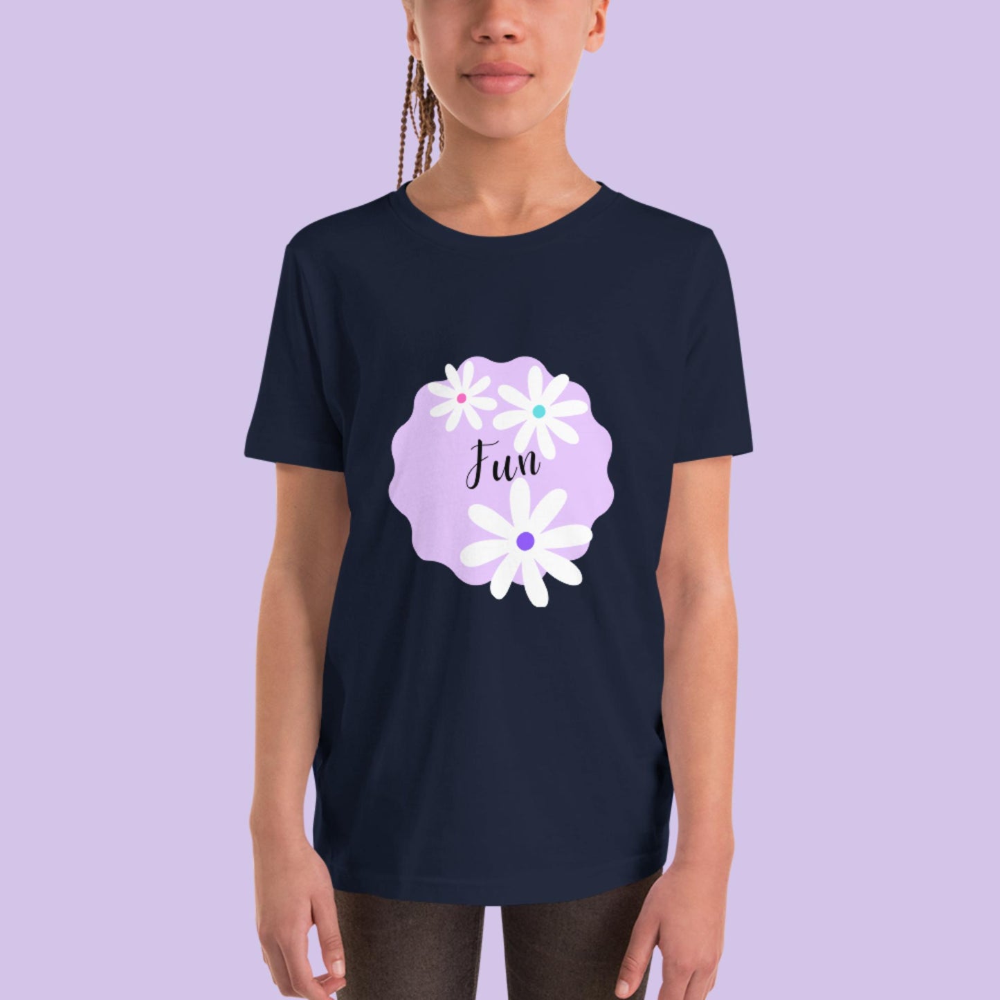 Fun Daisy Youth Short Sleeve T-Shirt