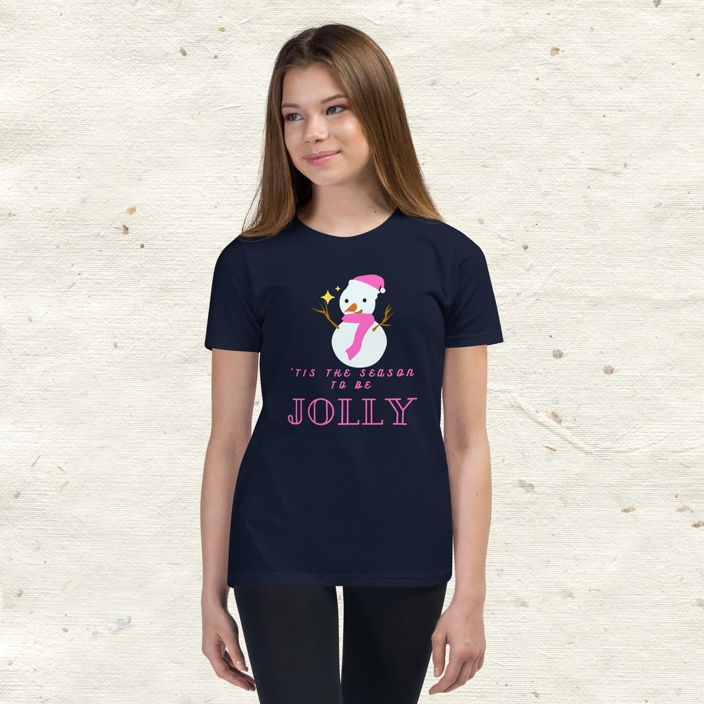 ‘Tis The Season To Be Jolly Youth Short Sleeve T-Shirt