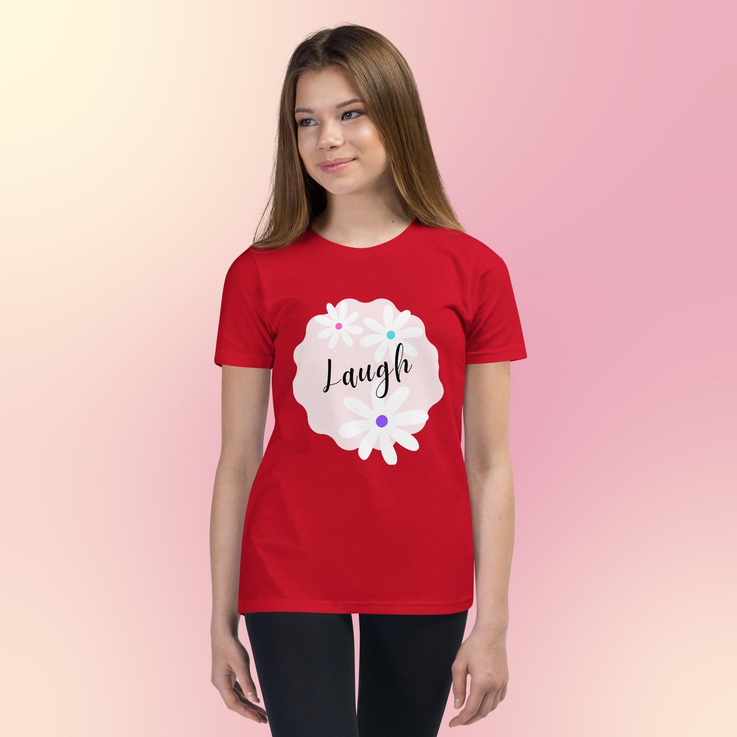 Laugh Daisy Youth Short Sleeve T-Shirt