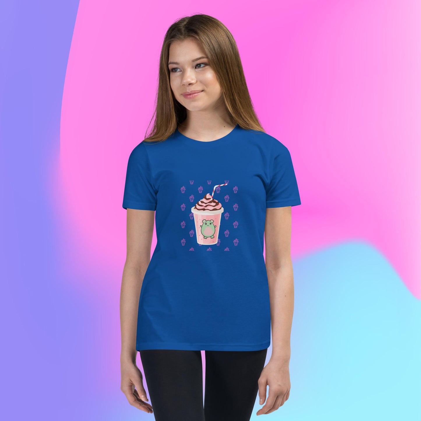 Pink Milkshake Youth Short Sleeve T-Shirt