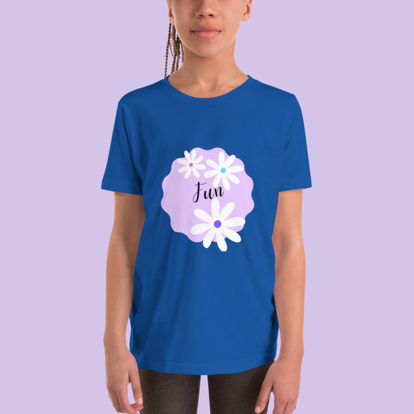 Fun Daisy Youth Short Sleeve T-Shirt