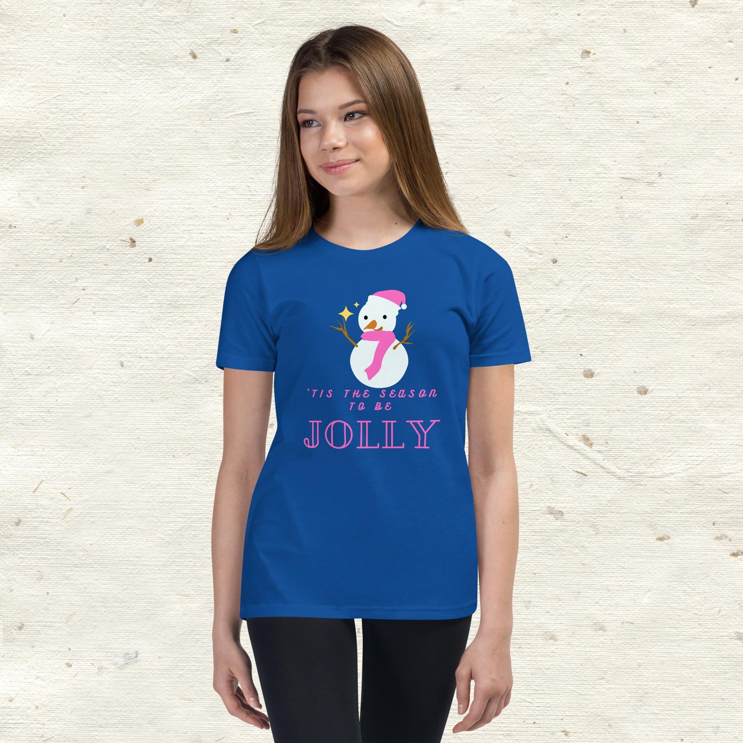 ‘Tis The Season To Be Jolly Youth Short Sleeve T-Shirt