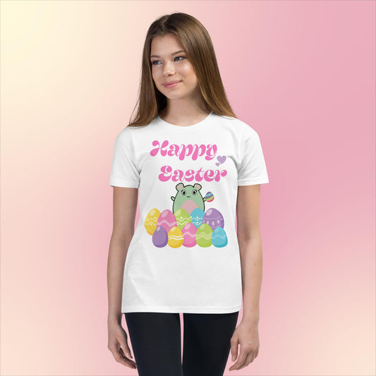WaTTerMaLLone Happy Easter Youth Short Sleeve T-Shirt