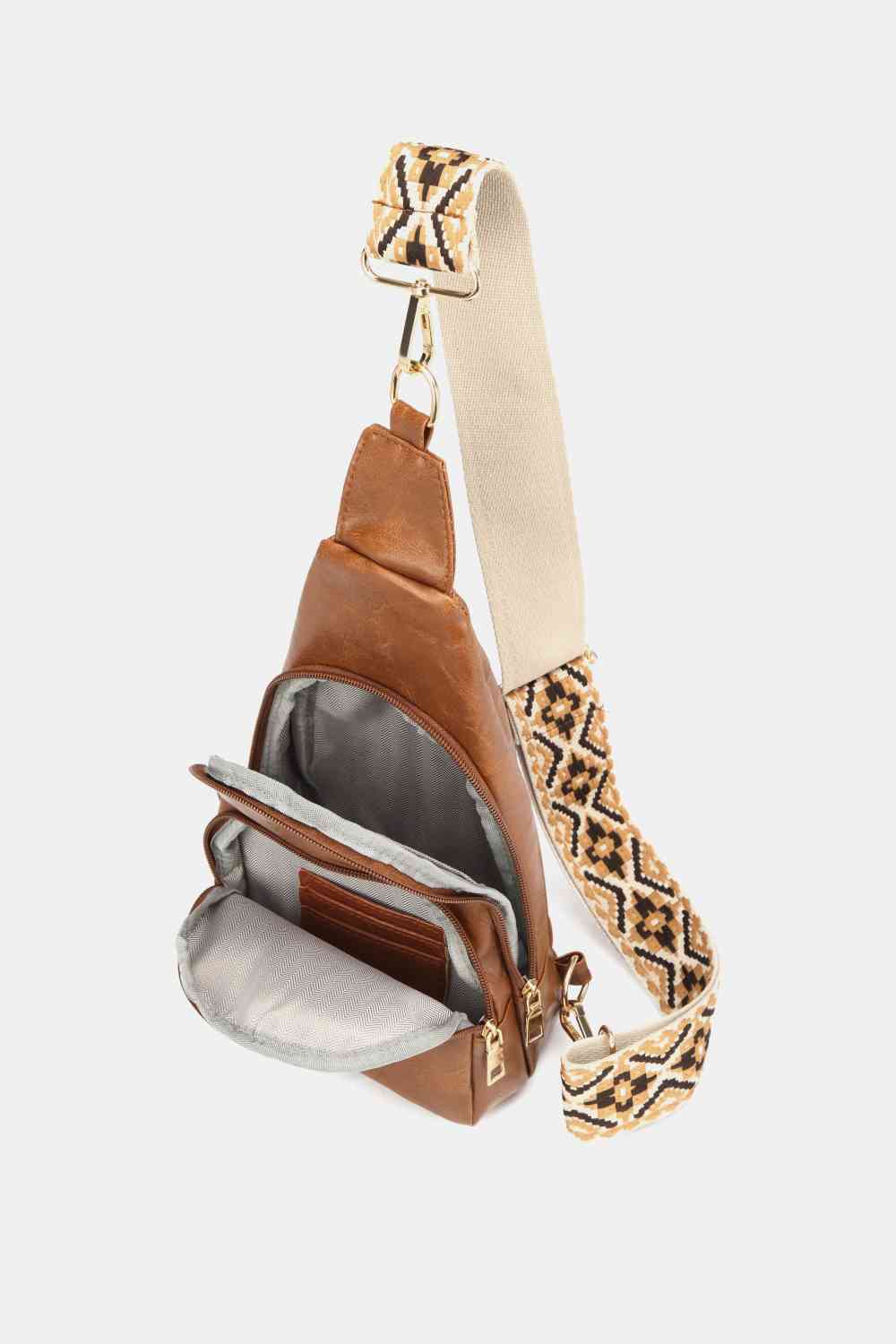 Travelista Geo Strap Crossbody Sling Bag