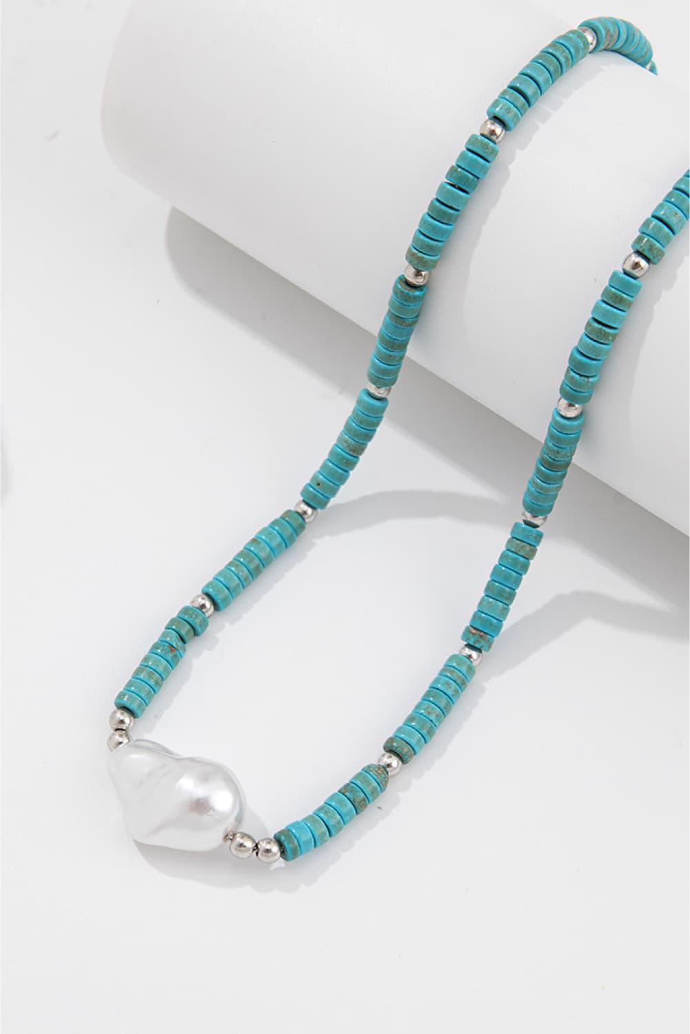 Beloved Turquoise & Pearl Necklace