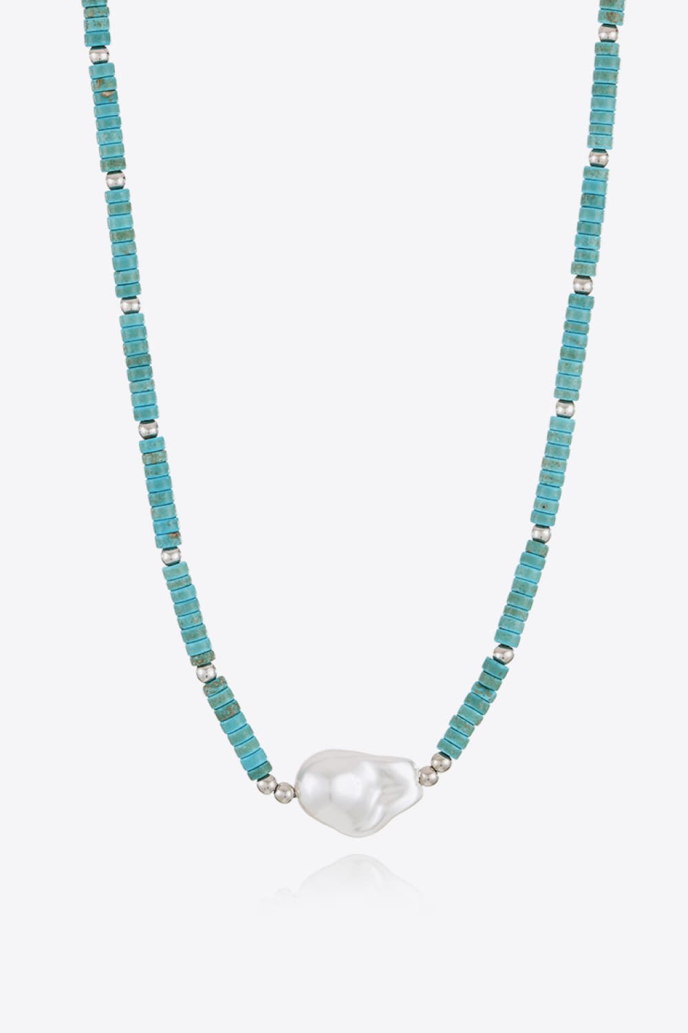 Beloved Turquoise & Pearl Necklace