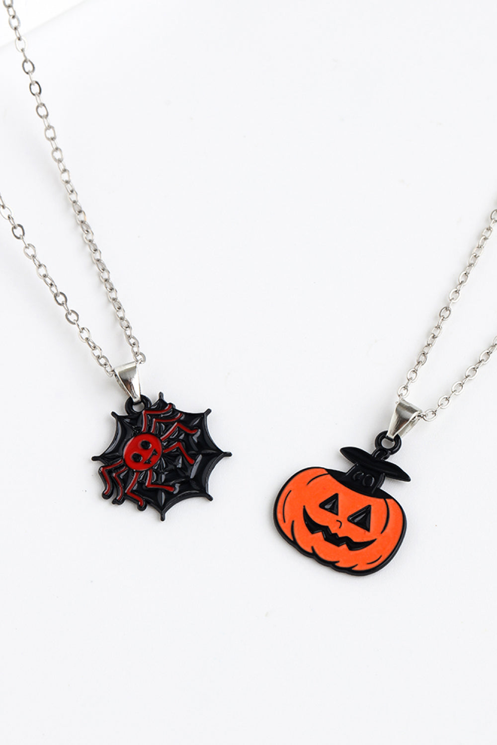 Trick or Treat Two-Piece Halloween Theme Necklace Set