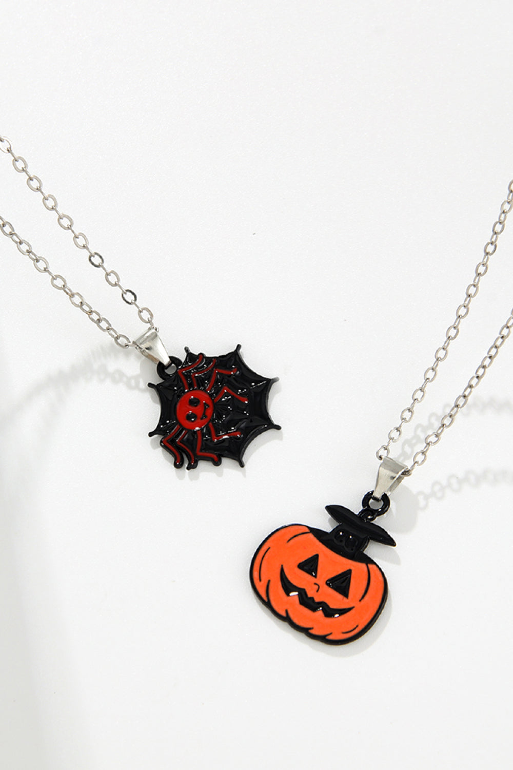 Trick or Treat Two-Piece Halloween Theme Necklace Set