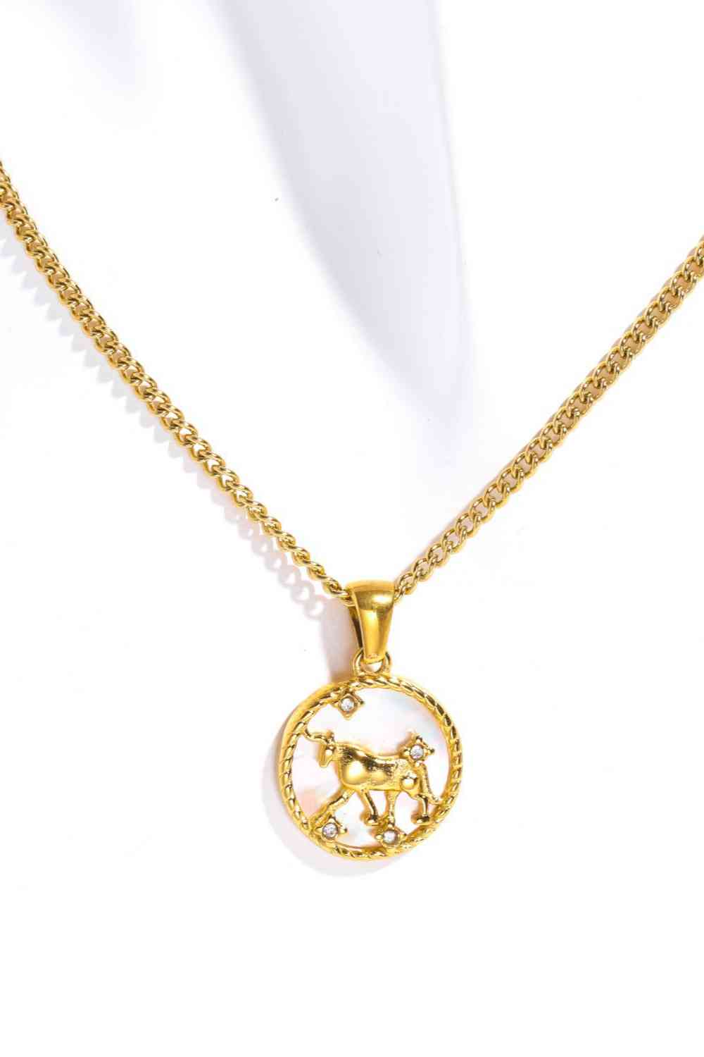 Constellation Pendant Zodiac Sign Necklace