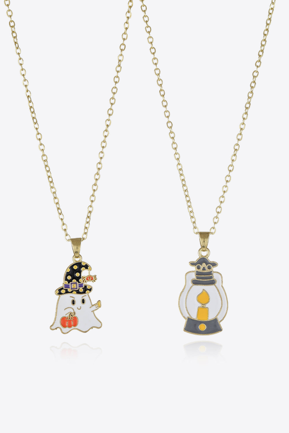 Trick or Treat Two-Piece Halloween Theme Necklace Set