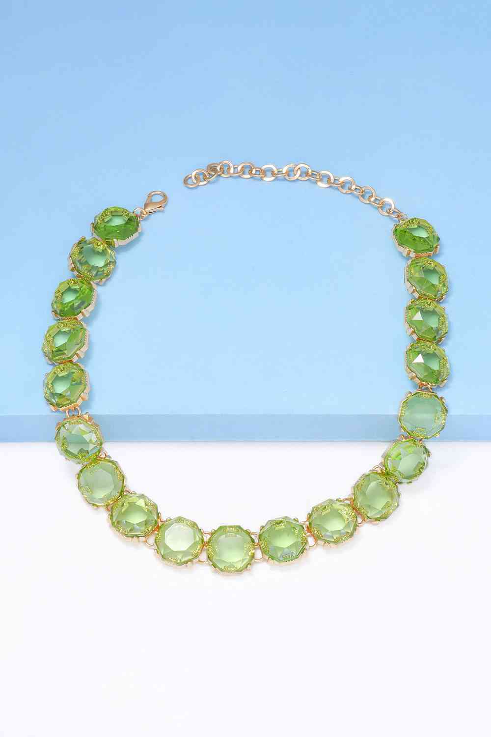 Zinc Alloy Resin Necklace