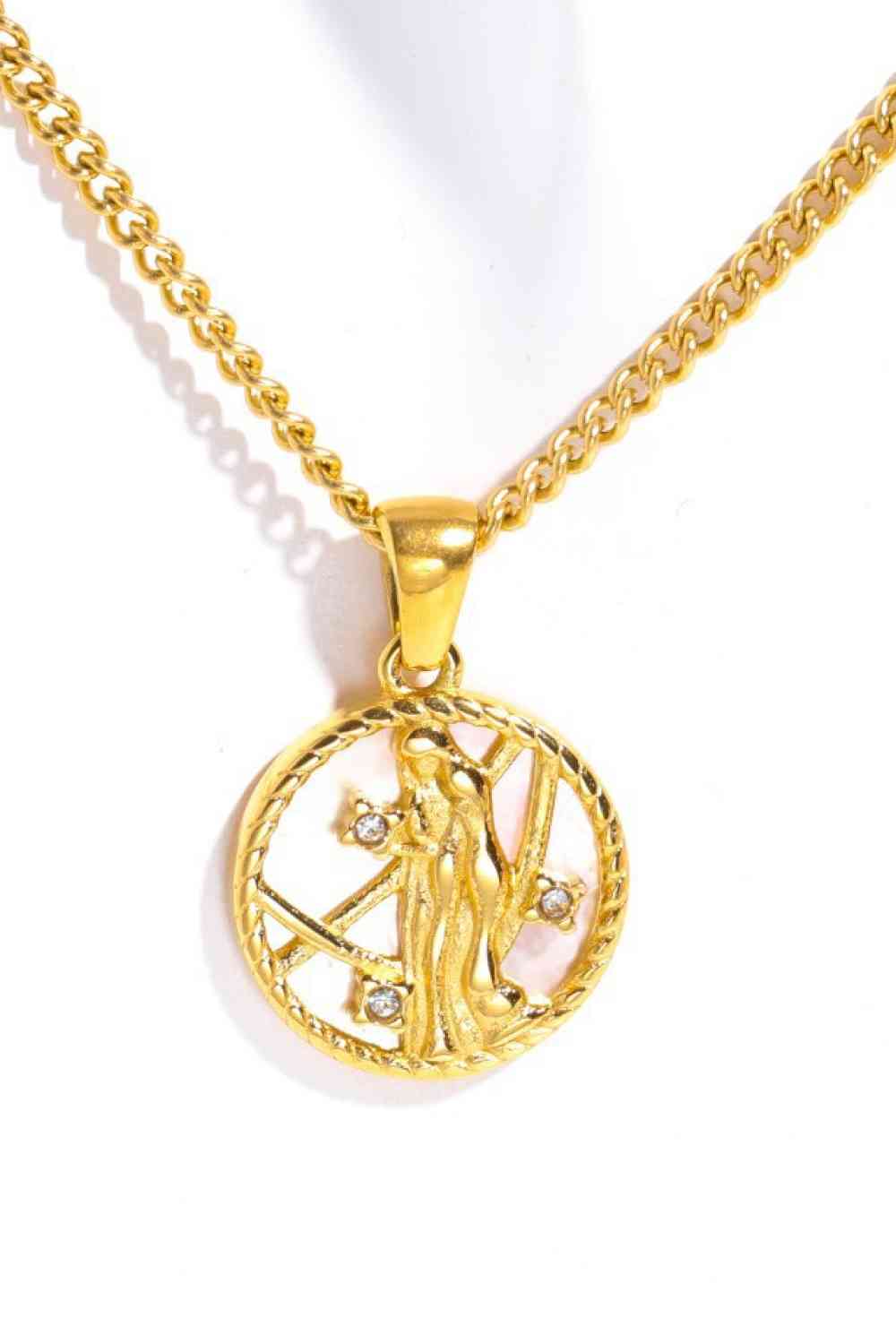 Constellation Pendant Zodiac Sign Necklace