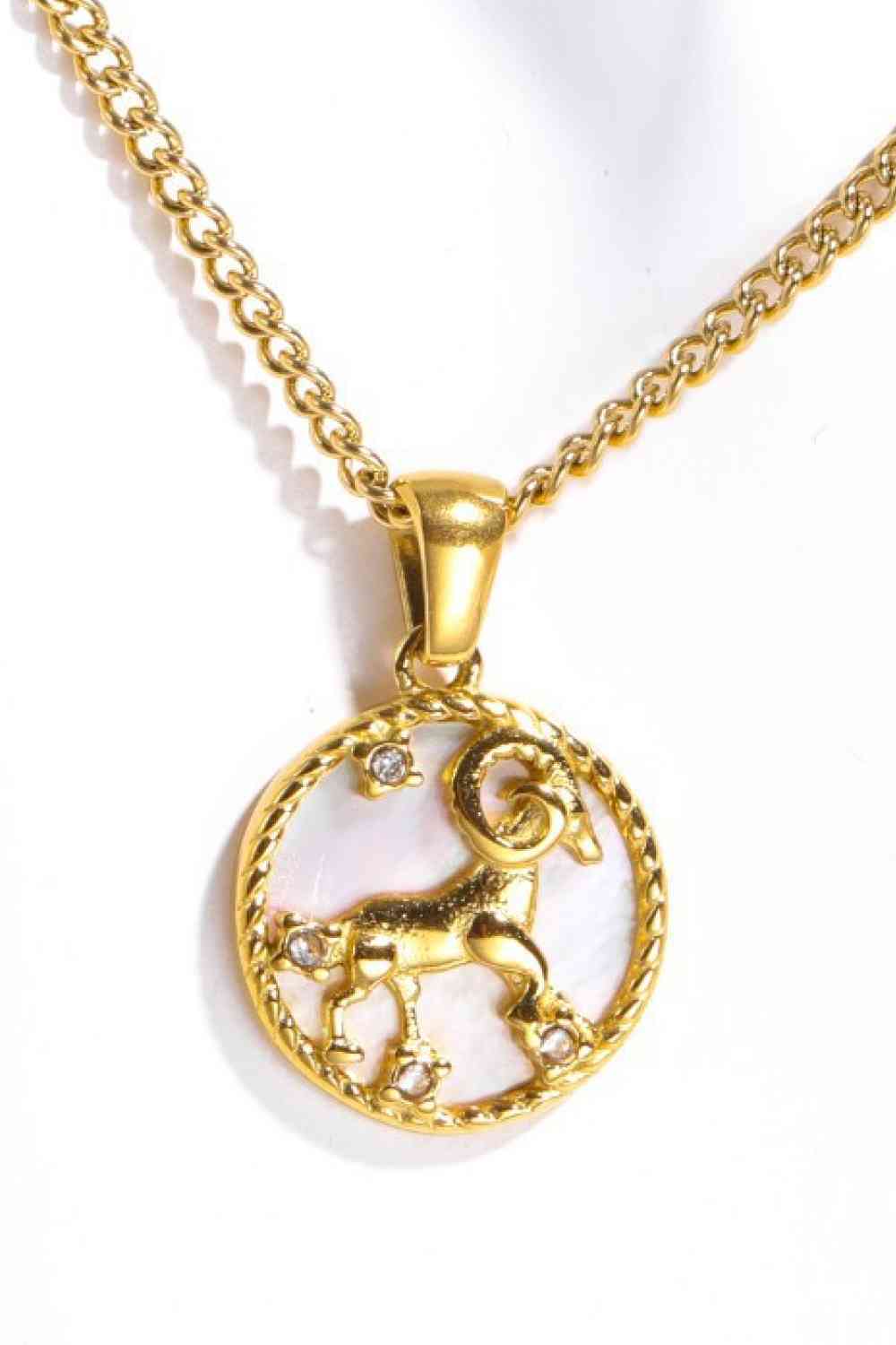 Constellation Pendant Zodiac Sign Necklace