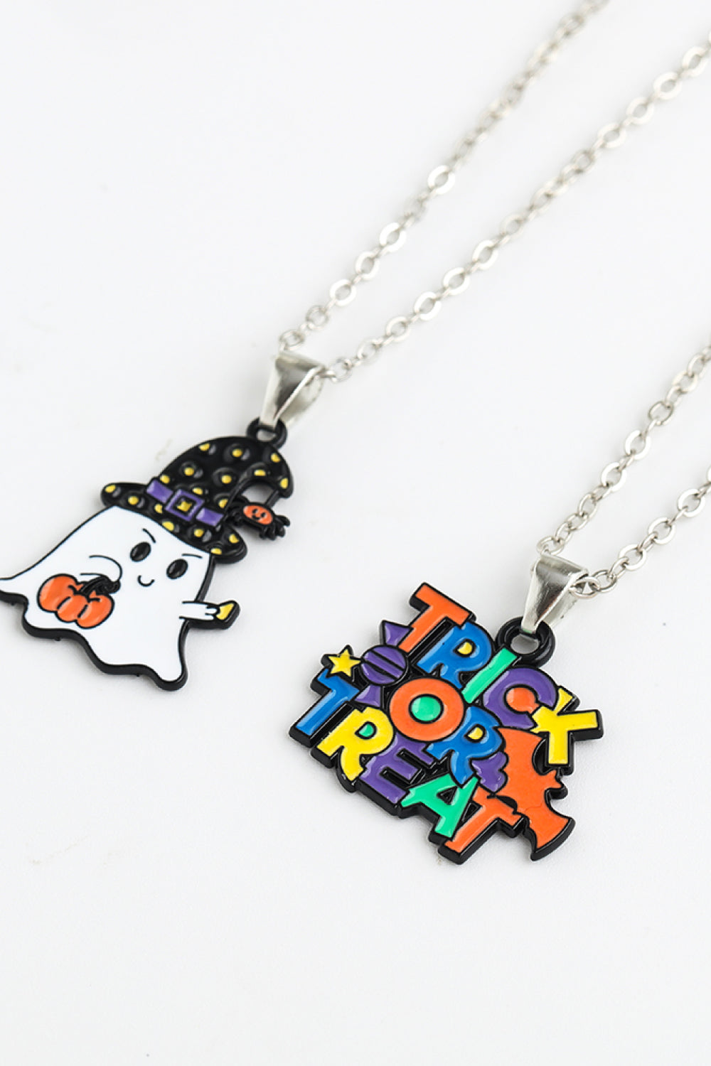 Trick or Treat Two-Piece Halloween Theme Necklace Set