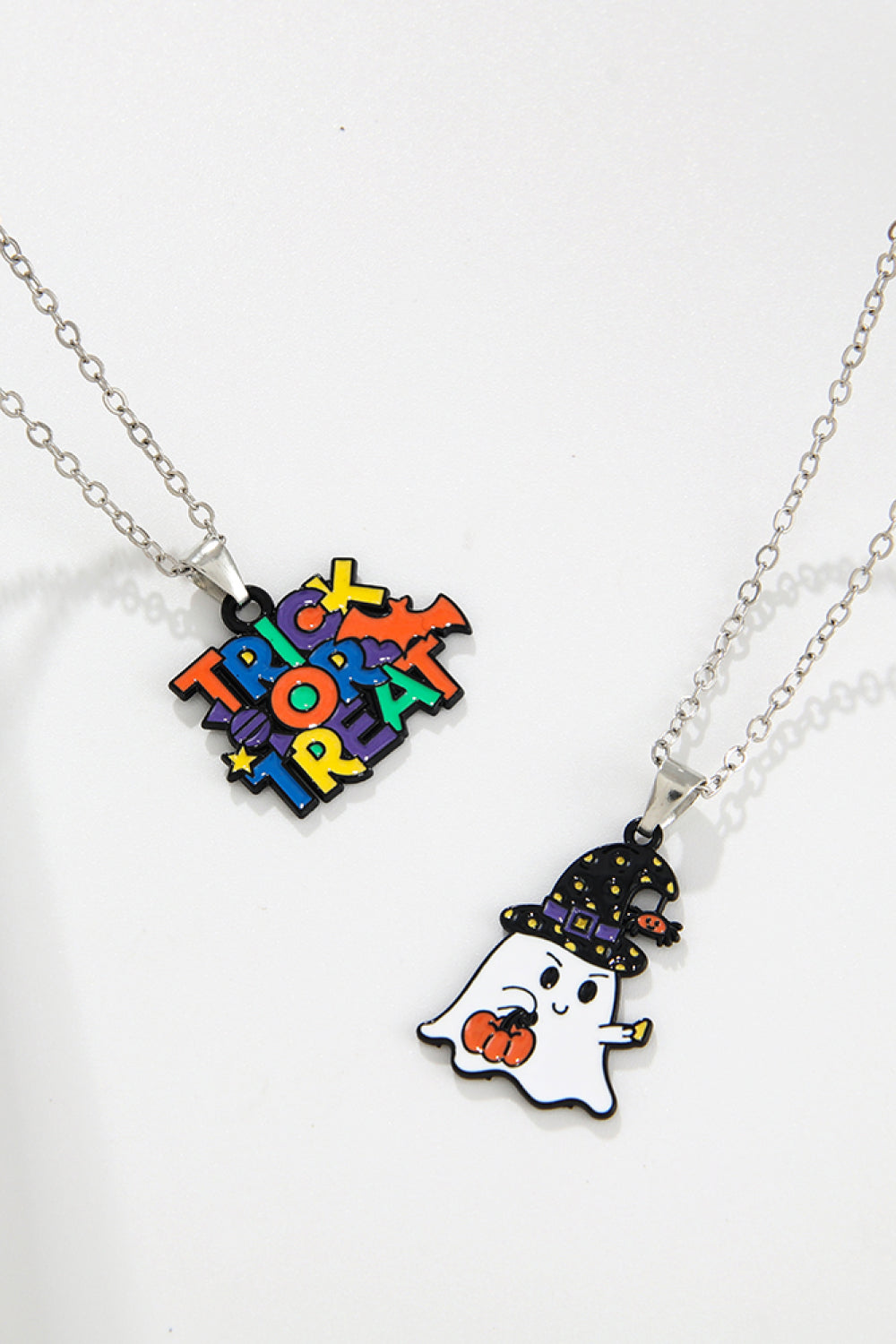 Trick or Treat Two-Piece Halloween Theme Necklace Set